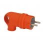 Preview: Schutzkontakt Stecker mit Griff IP44 (Orange)